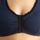 Brassiere Bleu Marine volant Noir