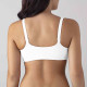 Brassière en coton biologique "Lison" [blanc] à bretelles