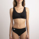 Brassière "Lison" [Noir] à bretelles en Coton Bio
