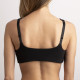 Brassière "Lison" [Noir] à bretelles en Coton Bio